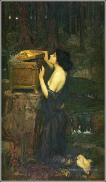 Pandora femme grecque John William Waterhouse Peinture à l'huile